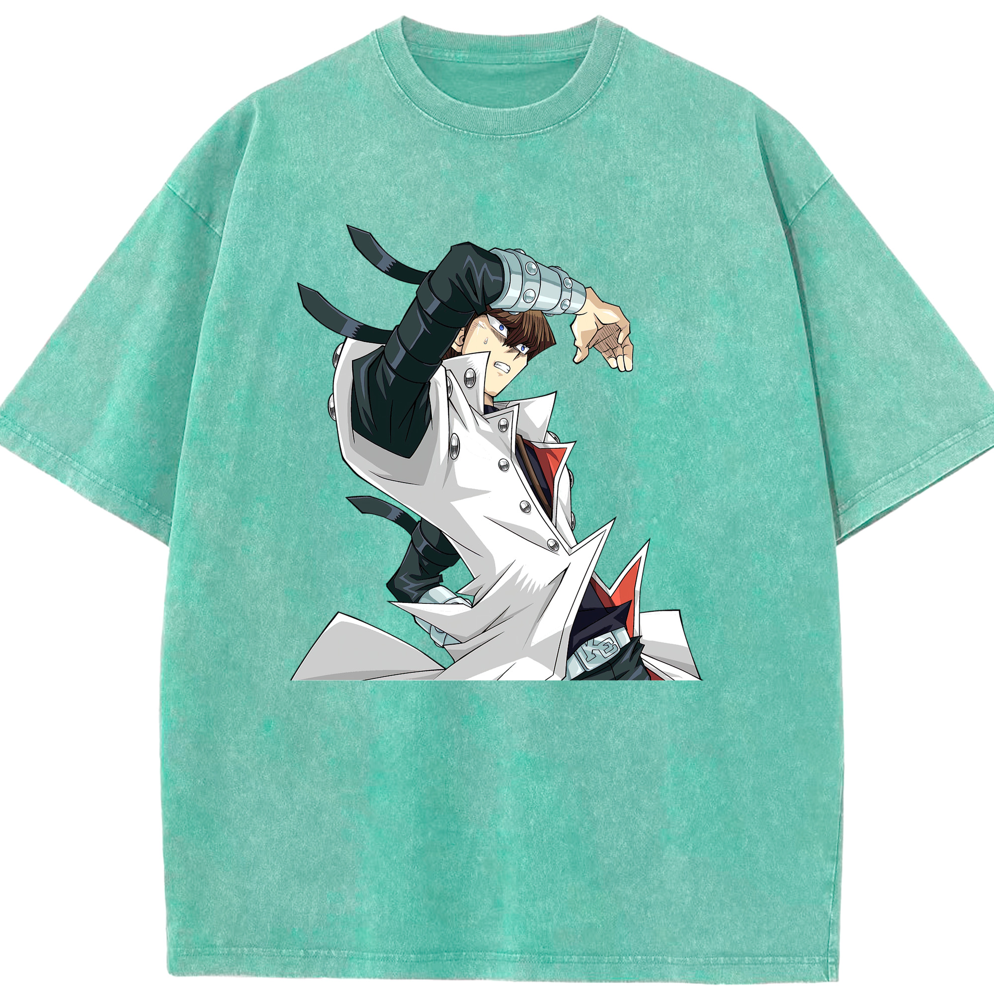 （画像用） 遊☆戯☆王 Yu-Gi-Oh! 綿100% ヴィンテージ風 半袖Tシャツ（フロントプリント）